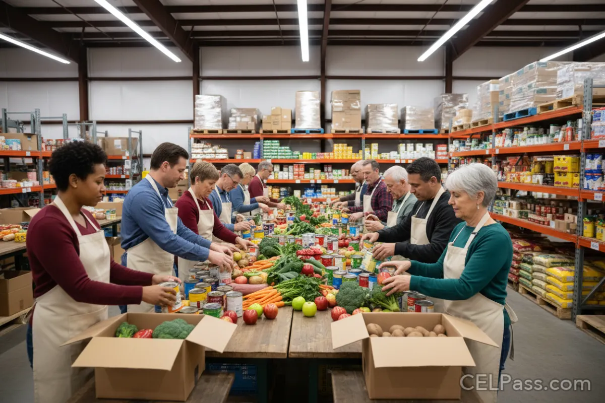 Donation to a Local Food Bank