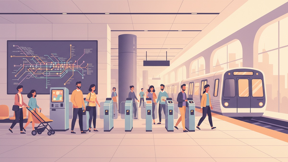 Illustration: transportation and commuting in daily life